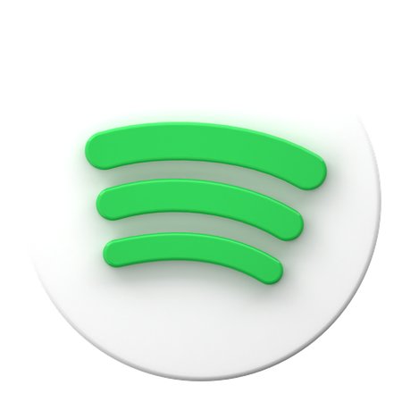 Spotify  3D Icon