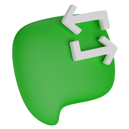 Sprechblase  3D Icon