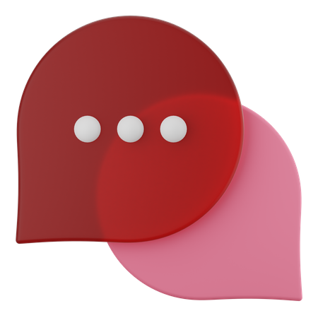 Sprechblase  3D Icon