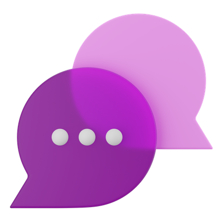 Sprechblase  3D Icon