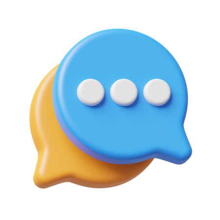 Sprechblase  3D Icon