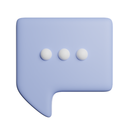 Sprechblase  3D Icon