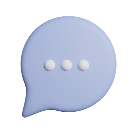 Sprechblase  3D Icon