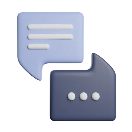 Sprechblase  3D Icon