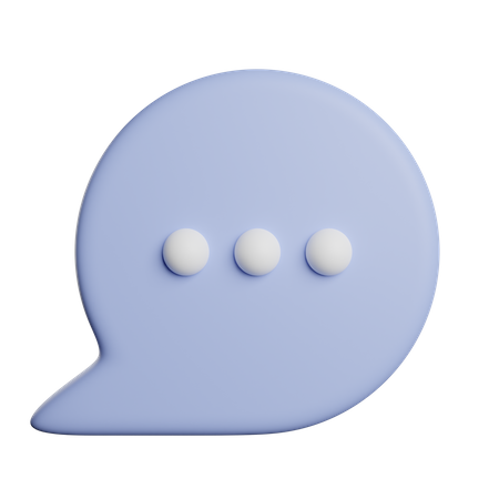 Sprechblase  3D Icon