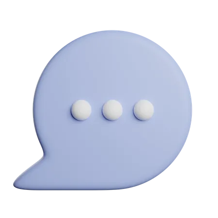 Sprechblase  3D Icon