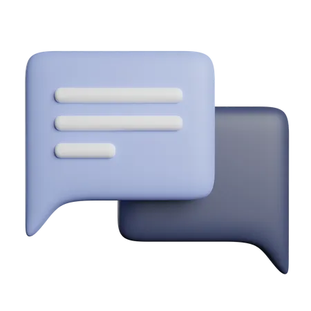 Sprechblase  3D Icon