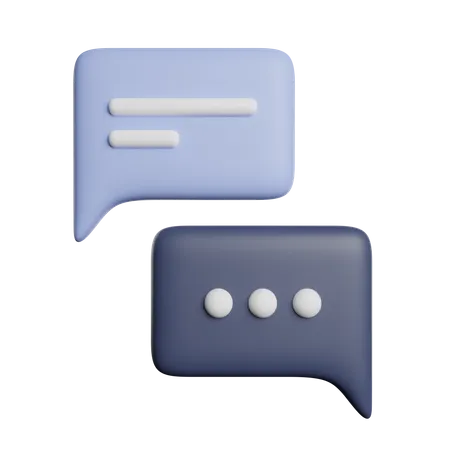 Sprechblase  3D Icon