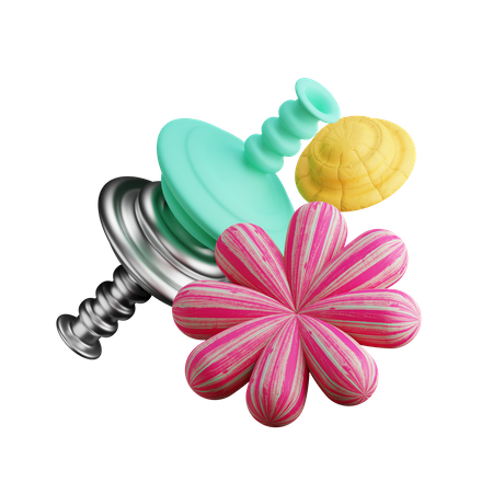 Spring Flower  3D Icon