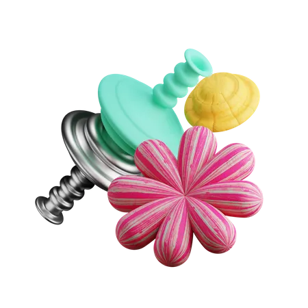 Spring Flower  3D Icon