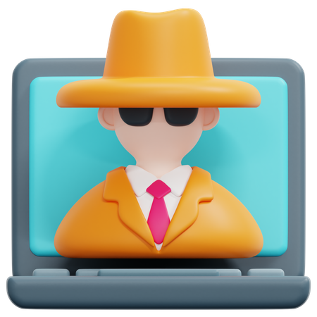 Spyware  3D Icon