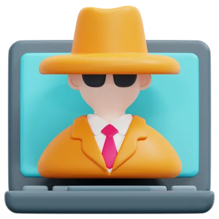 Spyware  3D Icon