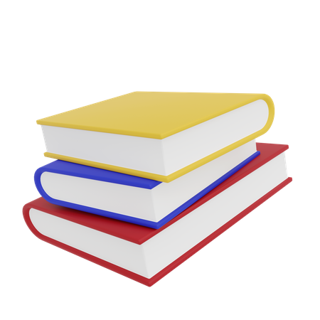 Stack Of Books  3D Icon