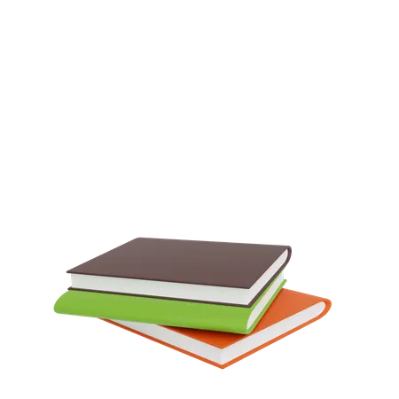 Stack Of Books  3D Icon