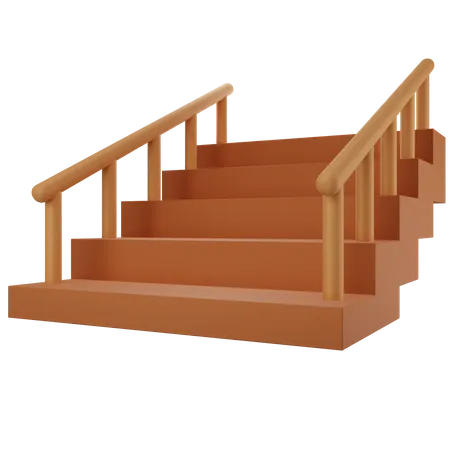 Stairs  3D Icon