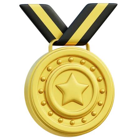 Star Medal  3D Icon