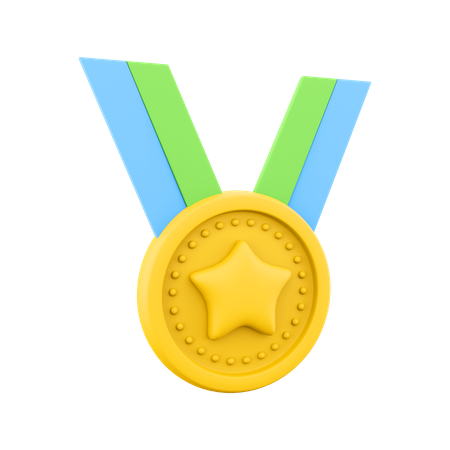 Star Medal  3D Icon