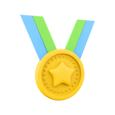 Star Medal  3D Icon