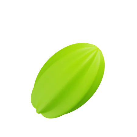 Starfruit  3D Illustration