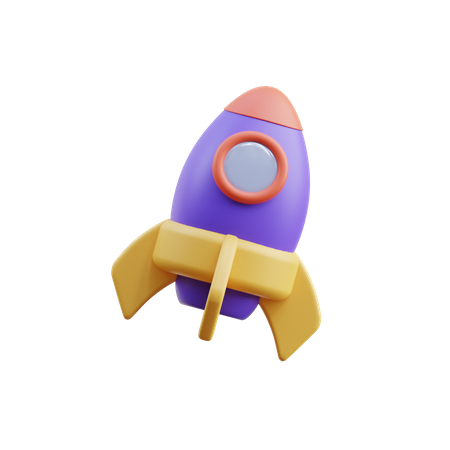 Startup launch  3D Icon