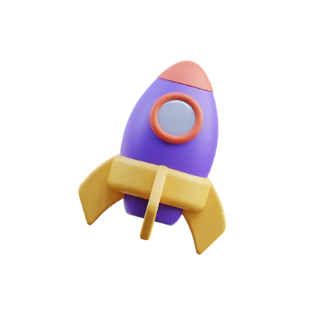 Startup launch  3D Icon