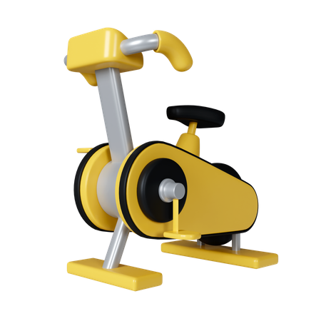 Stationary Bicycle  3D Icon