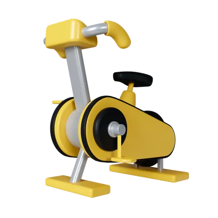 Stationary Bicycle  3D Icon