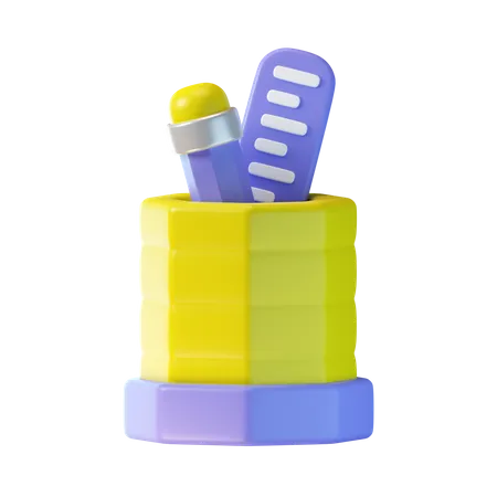 Stationary Holder  3D Icon