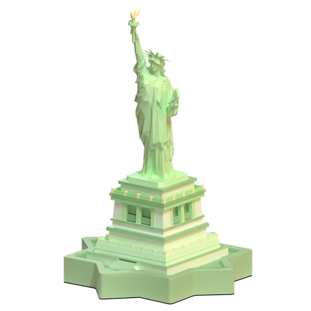 Statue Of Liberty  3D Icon