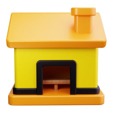 Steam House  3D Icon