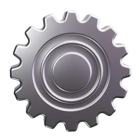 Steel Gear  3D Icon