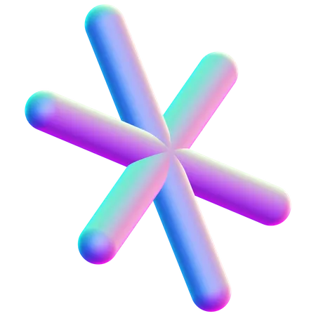 Sternchenform  3D Icon