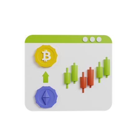 Stock Market  3D Icon