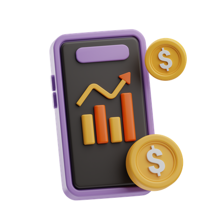 Stock Market  3D Icon