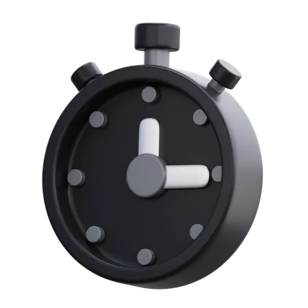 Stopwatch  3D Icon