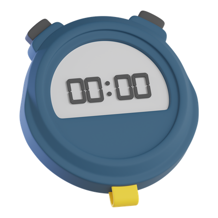 Stopwatch  3D Icon