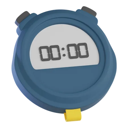 Stopwatch  3D Icon