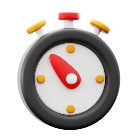 Stopwatch  3D Icon