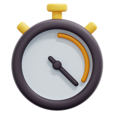 Stopwatch  3D Icon