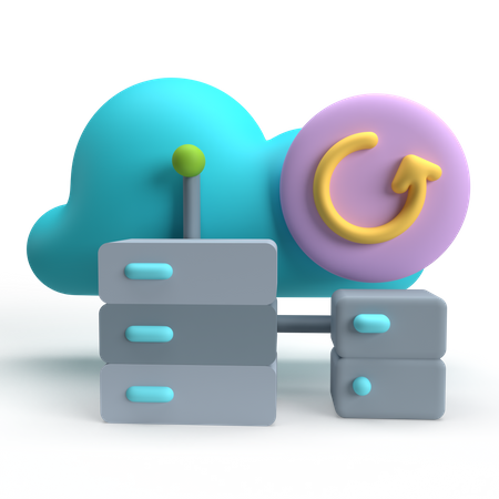 Storage Backup  3D Icon