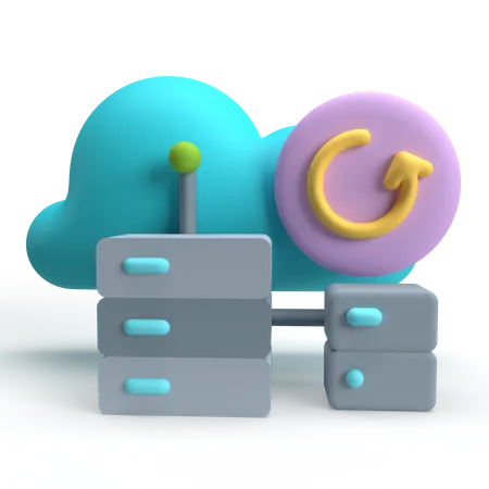 Storage Backup  3D Icon