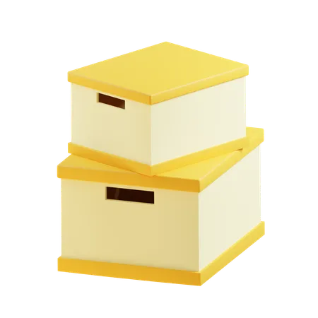 Storage Box  3D Icon