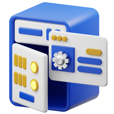 Storage Maintenance  3D Icon