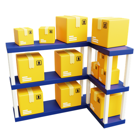 Storage Package  3D Icon