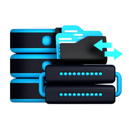 Storage Transfer  3D Icon