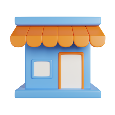 Store 3D Icon  3D Icon