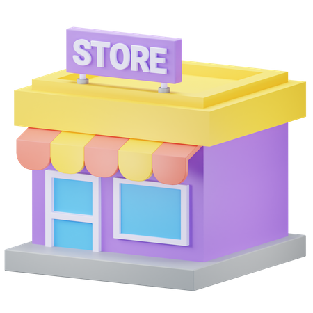 Store  3D Icon