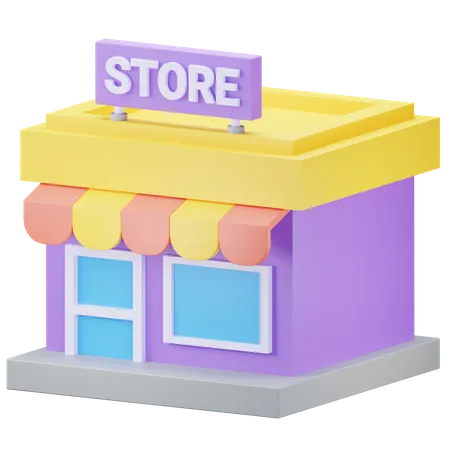 Store  3D Icon