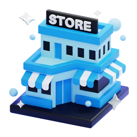 Store  3D Icon