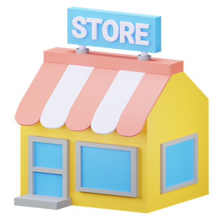 Store  3D Icon